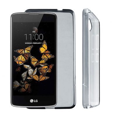 VOLTE-TEL ΘΗΚΗ LG K8 K350N 5.0" SLIMCOLOR TPU ΔΙΑΦΑΝΗ ΓΚΡΙ