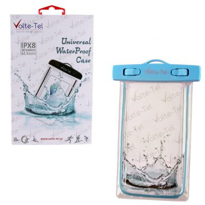 VOLTE-TEL ΘΗΚΗ ΑΔΙΑΒΡΟΧΗ 2 IN 1 SPORTS ARMBAND LUMINUS IPX8 30m SIZE 5.2" BLUE