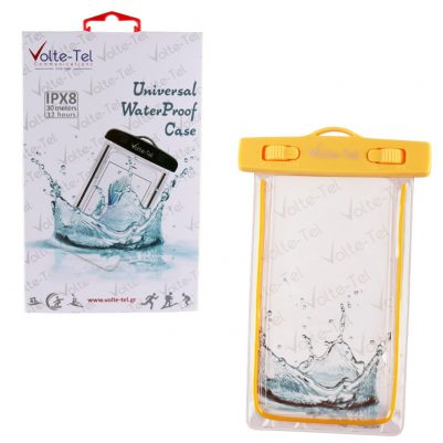 VOLTE-TEL ΘΗΚΗ ΑΔΙΑΒΡΟΧΗ 2 IN 1 SPORTS ARMBAND LUMINUS IPX8 30m SIZE 5.2" YELLOW