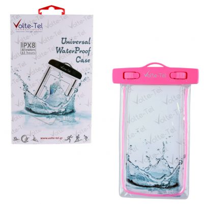 VOLTE-TEL ΘΗΚΗ ΑΔΙΑΒΡΟΧΗ 2 IN 1 SPORTS ARMBAND LUMINUS IPX8 30m SIZE 6.3" PINK