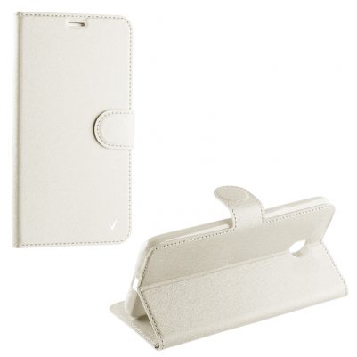VOLTE-TEL ΘΗΚΗ MICROSOFT LUMIA 535 SILK LEATHER-TPU BOOK STAND WHITE