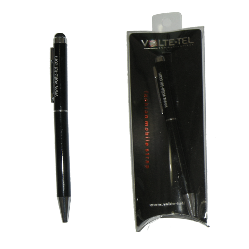 STYLUS TOUCH PEN 2in1 + ΣΤΥΛΟ UNIVERSAL VOLTE-TEL BLACK