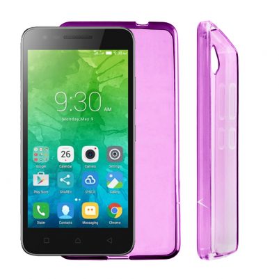 VOLTE-TEL ΘΗΚΗ LENOVO VIBE C2 5.0" SLIMCOLOR TPU ΔΙΑΦΑΝΗ ΡΟΖ