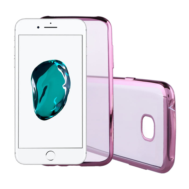 VOLTE-TEL ΘΗΚΗ IPHONE 8/7 PLUS 5.5" FACEPLATE ELECTROPLATING ROSE GOLD
