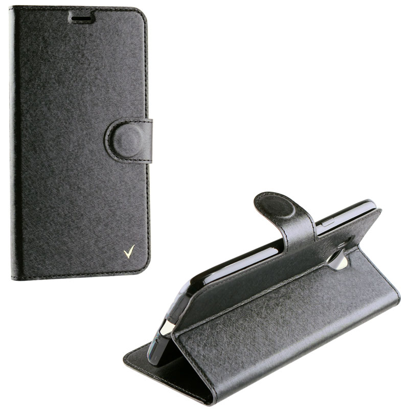 VOLTE-TEL ΘΗΚΗ SONY XPERIA X COMPACT SILK LEATHER-TPU BOOK STAND BLACK