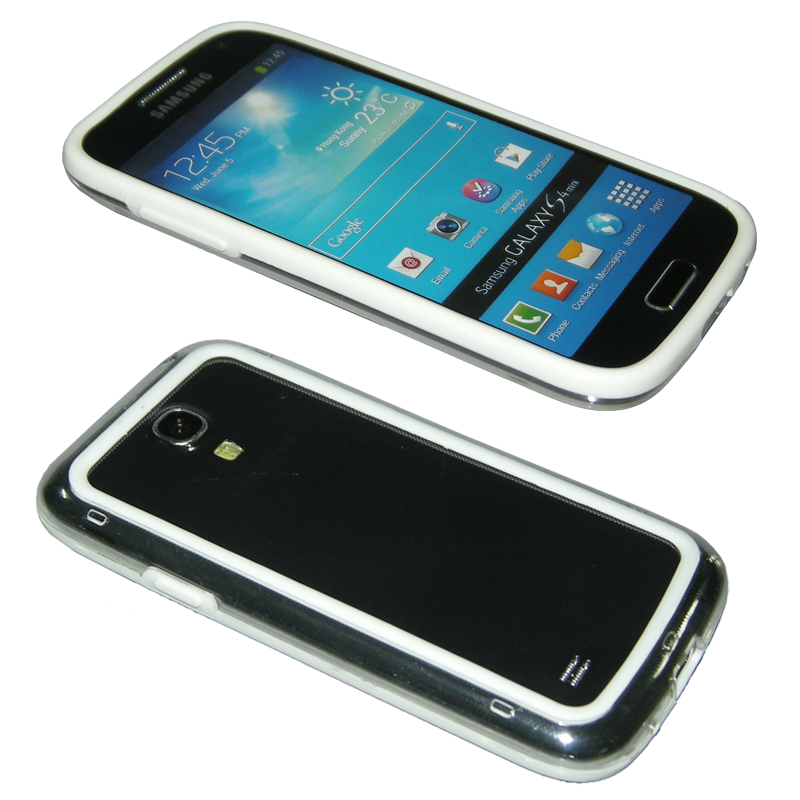 VOLTE-TEL ΘΗΚΗ SAMSUNG S4 MINI I9195 BUMPER WITH BUTTON WHITE