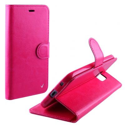 VOLTE-TEL ΘΗΚΗ SAMSUNG A5 2017 A520 LEATHER-TPU BOOK STAND PINK