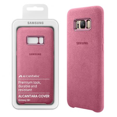 ΘΗΚΗ SAMSUNG S8 PLUS G955 ALCANTARA COVER EF-XG955APEGWW PINK PACKING OR