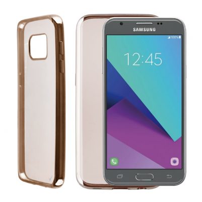 VOLTE-TEL ΘΗΚΗ SAMSUNG J3 2017 J330 FACEPLATE ELECTROPLATING GOLD