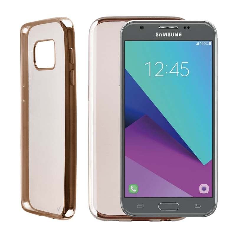 VOLTE-TEL ΘΗΚΗ SAMSUNG J3 2017 J330 FACEPLATE ELECTROPLATING GOLD
