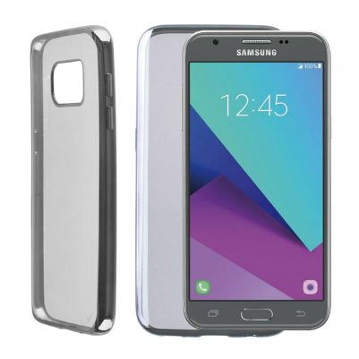 VOLTE-TEL ΘΗΚΗ SAMSUNG J3 2017 J330 FACEPLATE ELECTROPLATING GREY