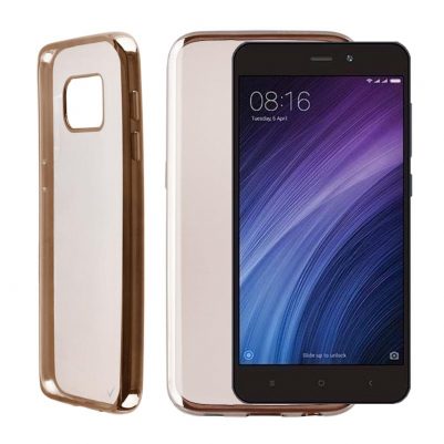 VOLTE-TEL ΘΗΚΗ XIAOMI REDMI 4A 5.0" FACEPLATE ELECTROPLATING GOLD