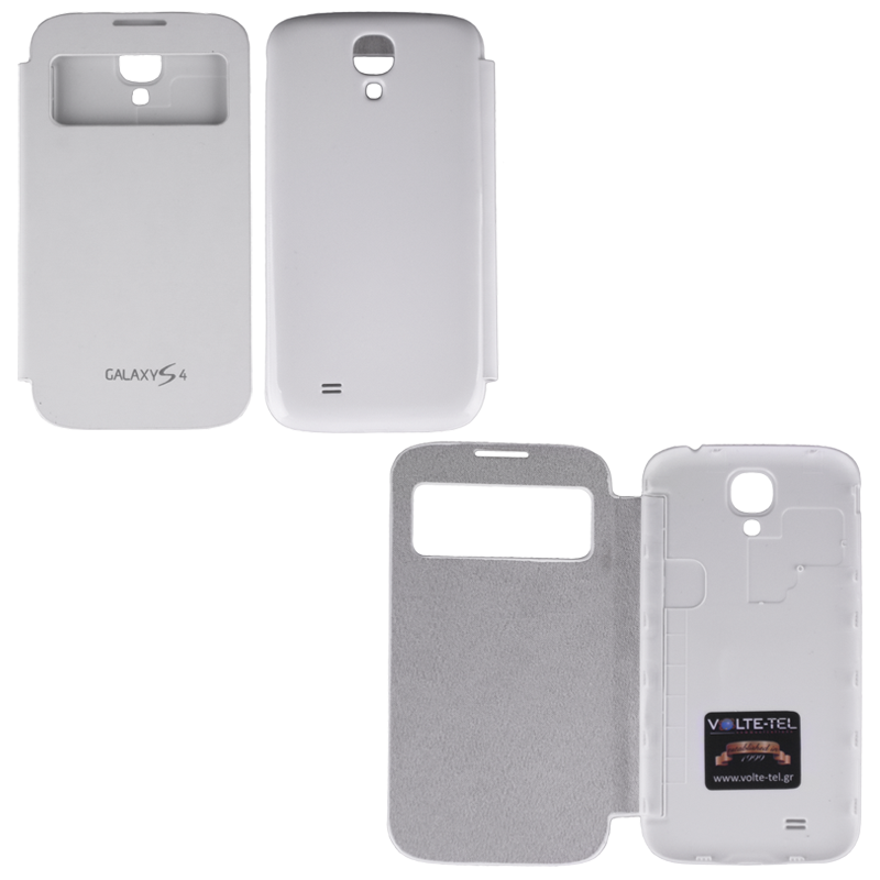 VOLTE-TEL ΘΗΚΗ SAMSUNG S4 I9505 BATTERY COVER VIEW WHITE