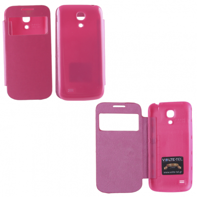 VOLTE-TEL ΘΗΚΗ SAMSUNG S4 MINI I9195 BATTERY COVER VIEW FUCHSIA