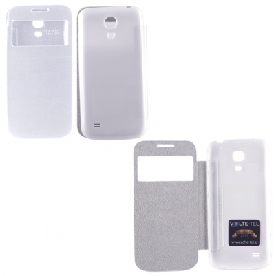 VOLTE-TEL ΘΗΚΗ SAMSUNG S4 MINI I9195 BATTERY COVER VIEW WHITE