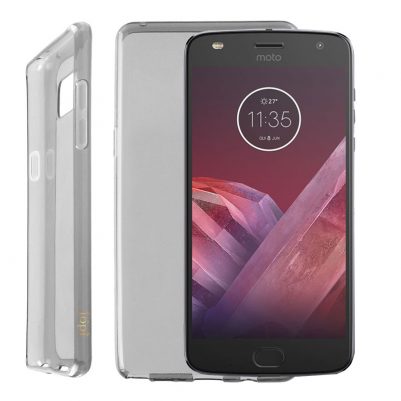 IDOL 1991 ΘΗΚΗ LENOVO MOTO Z2 PLAY 5.5" AIR SLIM TPU ΔΙΑΦΑΝΗ ΓΚΡΙ