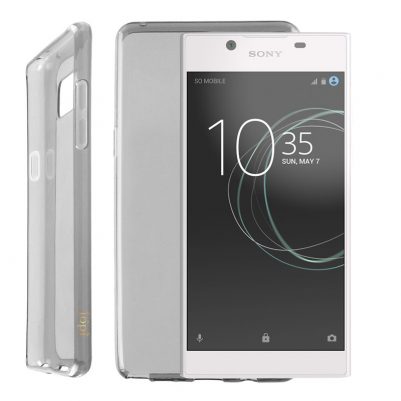 IDOL 1991 ΘΗΚΗ SONY XPERIA L1 5.5" G3311 AIR SLIM TPU ΔΙΑΦΑΝΗ ΓΚΡΙ