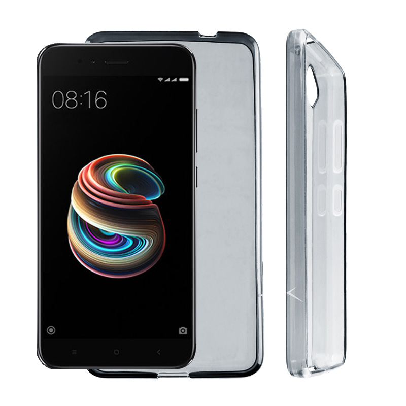 VOLTE-TEL ΘΗΚΗ XIAOMI MI A1 / MI 5X 5.5" SLIMCOLOR TPU ΔΙΑΦΑΝΗ ΓΚΡΙ