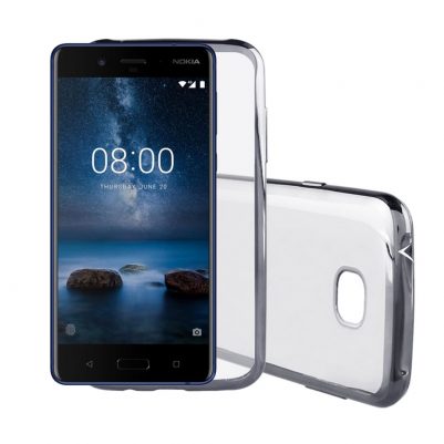 VOLTE-TEL ΘΗΚΗ NOKIA 8 5.3" FACEPLATE ELECTROPLATING GREY