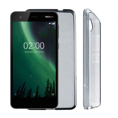 VOLTE-TEL ΘΗΚΗ NOKIA 2 5.0" SLIMCOLOR TPU ΔΙΑΦΑΝΗ ΓΚΡΙ
