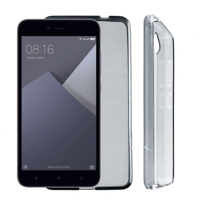 VOLTE-TEL ΘΗΚΗ XIAOMI REDMI NOTE 5A PRIME 5.5" SLIMCOLOR TPU ΔΙΑΦΑΝΗ ΓΚΡΙ