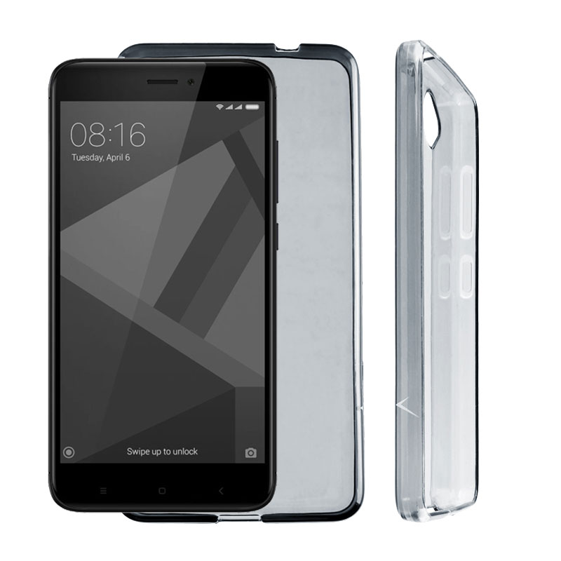 VOLTE-TEL ΘΗΚΗ XIAOMI REDMI 4X 5.0" SLIMCOLOR AIR TPU ΔΙΑΦΑΝΗ ΓΚΡΙ