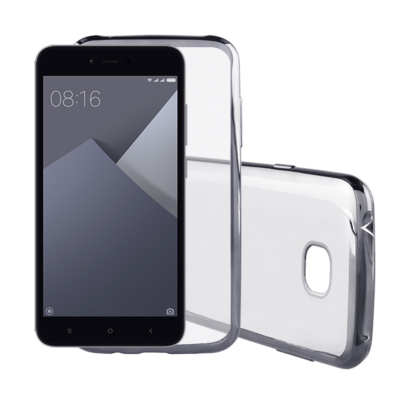 VOLTE-TEL ΘΗΚΗ XIAOMI REDMI NOTE 5A 5.5" FACEPLATE ELECTROPLATING GREY