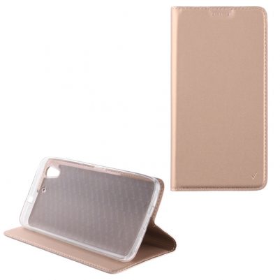 VOLTE-TEL ΘΗΚΗ SONY XPERIA XA1 PLUS 5.5" MAGNET BOOK STAND GOLD