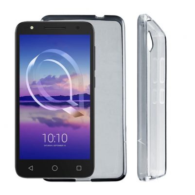 VOLTE-TEL ΘΗΚΗ ALCATEL U5 HD 5047 5.0" SLIMCOLOR TPU ΔΙΑΦΑΝΗ ΓΚΡΙ