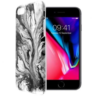 VOLTE-TEL ΘΗΚΗ IPHONE SE 2020/IPHONE 8/7 4.7" MARBLE TPU GREY 02