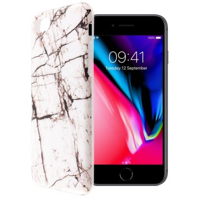 VOLTE-TEL ΘΗΚΗ IPHONE SE 2020/IPHONE 8/7 4.7" MARBLE TPU WHITE 03