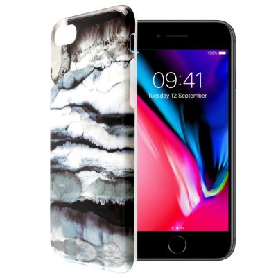VOLTE-TEL ΘΗΚΗ IPHONE SE 2020/IPHONE 8/7 4.7" MARBLE TPU GREY 07