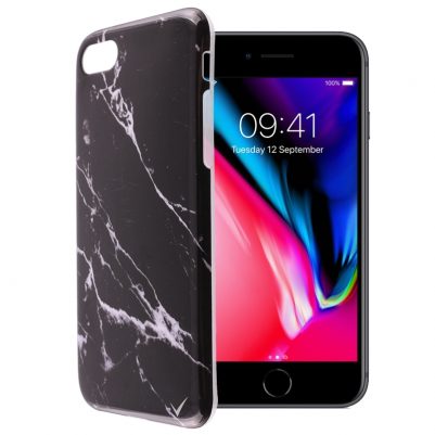 VOLTE-TEL ΘΗΚΗ IPHONE SE 2020/IPHONE 8/7 4.7" MARBLE TPU BLACK 08