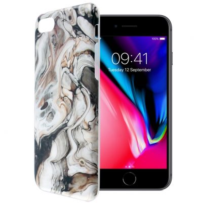 VOLTE-TEL ΘΗΚΗ IPHONE SE 2020/IPHONE 8/7 4.7" MARBLE TPU BROWN 10