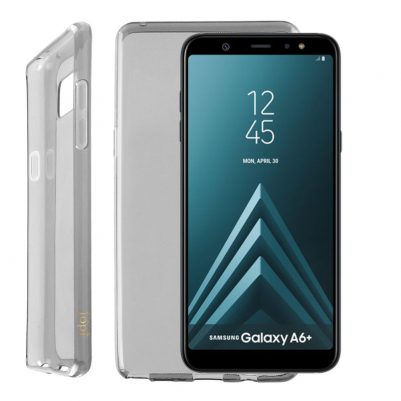 IDOL 1991 ΘΗΚΗ SAMSUNG A6 PLUS 2018 A605 6.0" AIR SLIM TPU ΔΙΑΦΑΝΗ ΓΚΡΙ