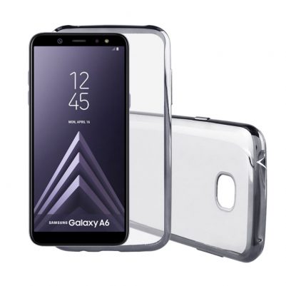 VOLTE-TEL ΘΗΚΗ SAMSUNG A6 2018 A600 5.6" FACEPLATE ELECTROPLATING GREY