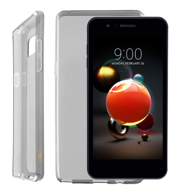 IDOL 1991 ΘΗΚΗ LG K8 2018 5.0" AIR SLIM TPU ΔΙΑΦΑΝΗ ΓΚΡΙ