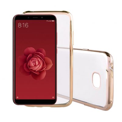 VOLTE-TEL ΘΗΚΗ XIAOMI MI A2/MI 6X 5.99" FACEPLATE ELECTROPLATING GOLD