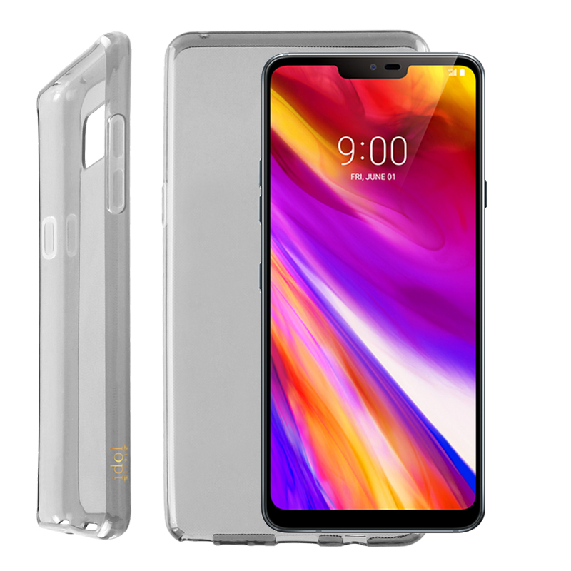 IDOL 1991 ΘΗΚΗ LG G7 THINQ/G7 PLUS 6.1" AIR SLIM TPU ΔΙΑΦΑΝΗ ΓΚΡΙ