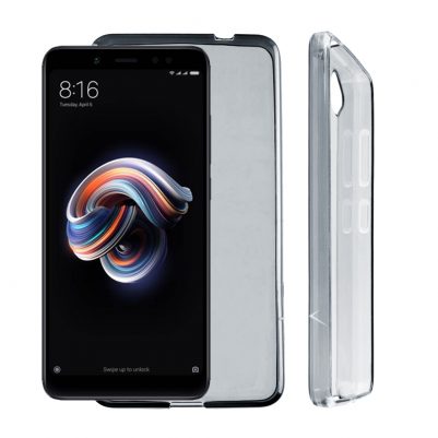 VOLTE-TEL ΘΗΚΗ XIAOMI REDMI NOTE 5 AI DUAL CAMERA 5.99" SLIMCOLOR AIR TPU ΔΙΑΦΑΝΗ ΓΚΡΙ
