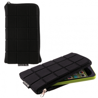 VOLTE-TEL ΘΗΚΗ ΠΟΥΓΚΙ CUBE ΜΕ ZIPPER BLACK SL