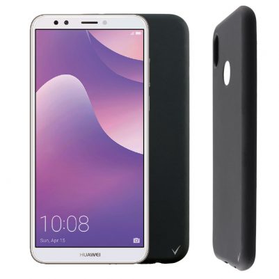 VOLTE-TEL ΘΗΚΗ HUAWEI Y7 2018/Y7 PRIME 2018/HONOR 7C 5.99" SILICON TPU BLACK