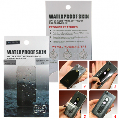IPHONE SE/5S/5 WATERPROOF PROTECTOR SKIN VOLTE-TEL