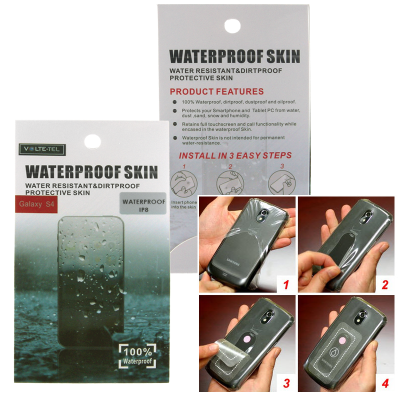 SAMSUNG I9505 S4 WATERPROOF PROTECTOR SKIN VOLTE-TEL