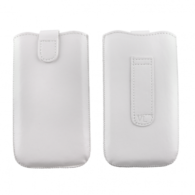 VOLTE-TEL ΘΗΚΗ ΠΟΥΓΚΙ SOFTCASE LEATHER MAGNET LOOP WHITE XL