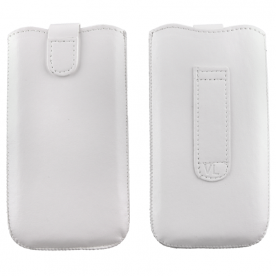 VOLTE-TEL ΘΗΚΗ ΠΟΥΓΚΙ SOFTCASE LEATHER MAGNET LOOP WHITE XXL