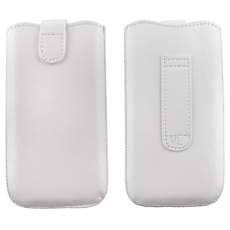 VOLTE-TEL ΘΗΚΗ ΠΟΥΓΚΙ SOFTCASE LEATHER MAGNET LOOP WHITE XXL