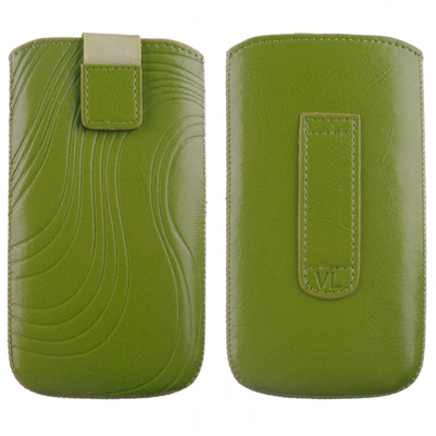 VOLTE-TEL ΘΗΚΗ ΠΟΥΓΚΙ SOFTCASE "S" LEATHER VELCRO LOOP GREEN XXL