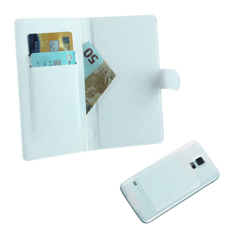 VOLTE-TEL ΘΗΚΗ UNIVERSAL 4.5"-5.1" LEATHER LINE BOOK 3M MAGNET WHITE