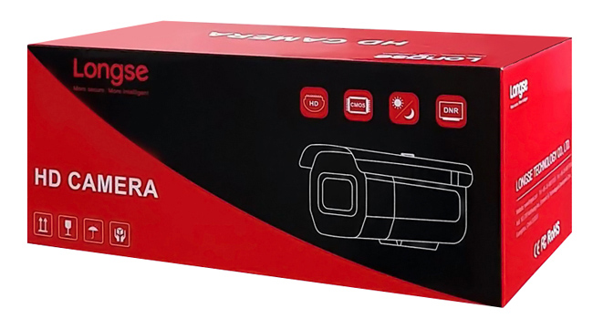 LONGSE IP κάμερα BMSCFG200, 2.8mm, 2MP, αδιάβροχη IP67, PoE - Image 3